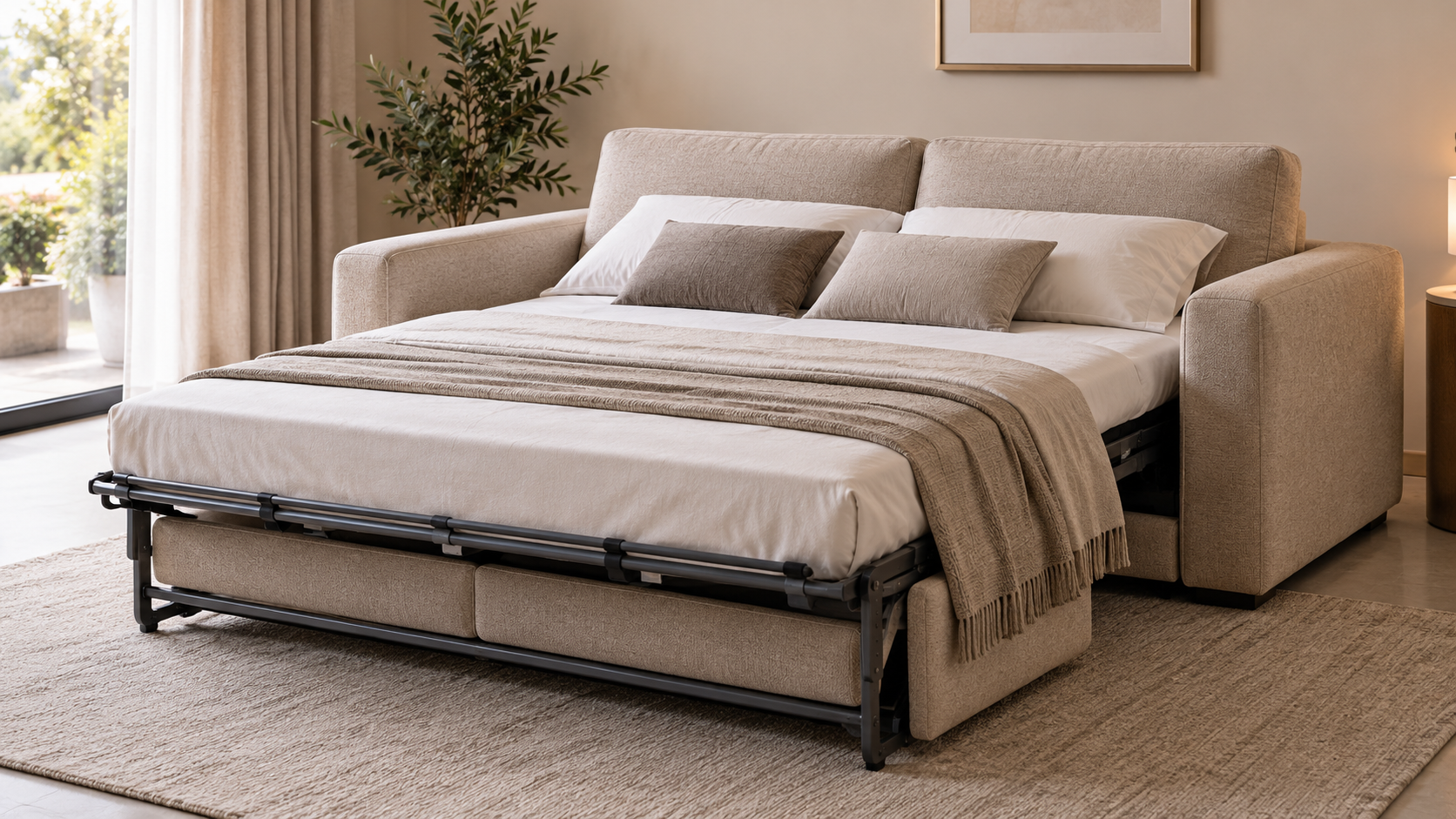 Camera da letto con materasso Parna