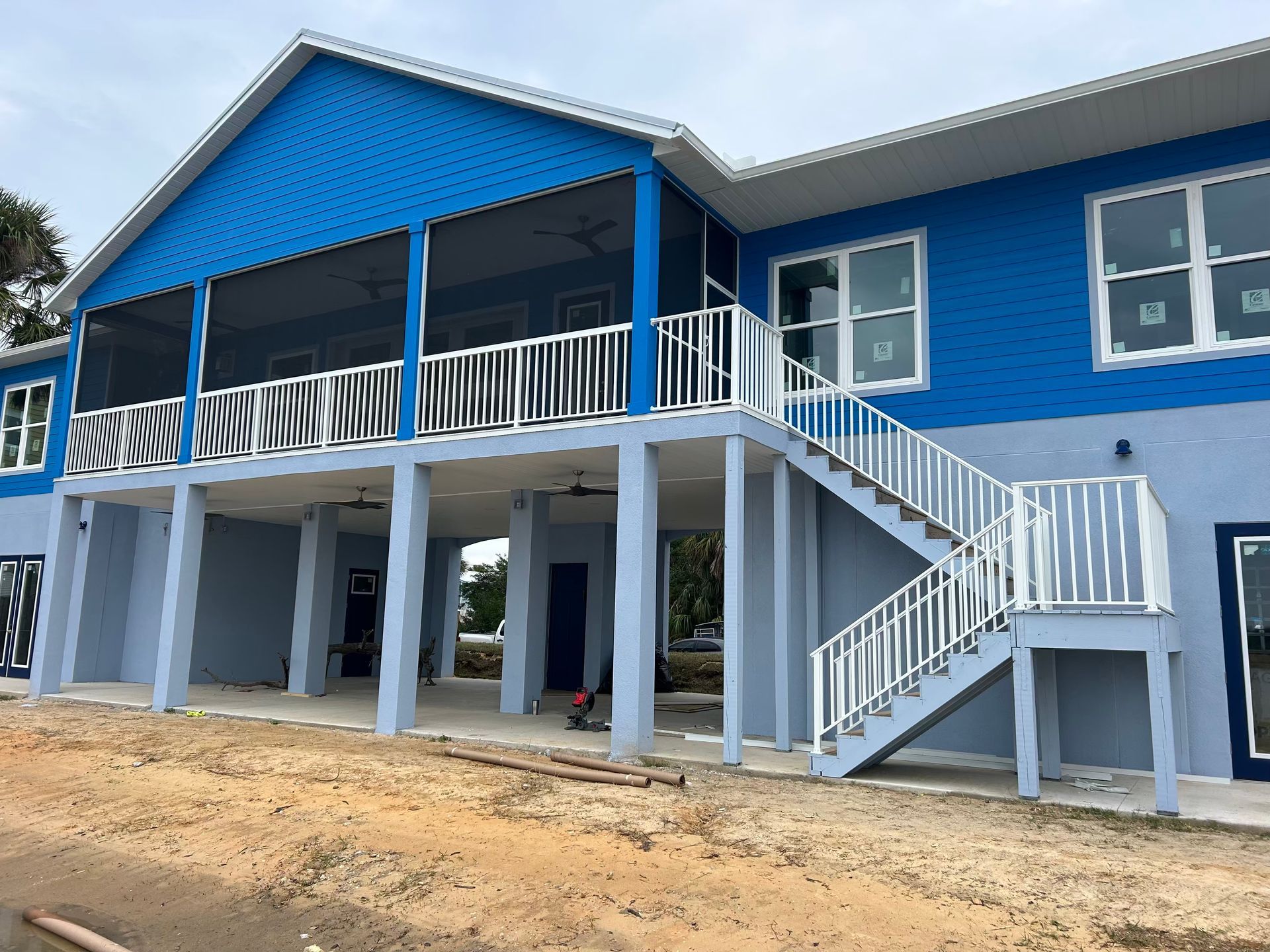 Screened patio enclosure designed for Florida heat, rain, and insects
