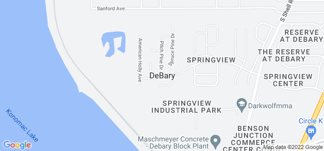 Map of business location