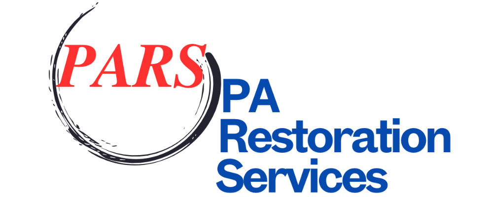 Logo for PA Restoration Services, featuring