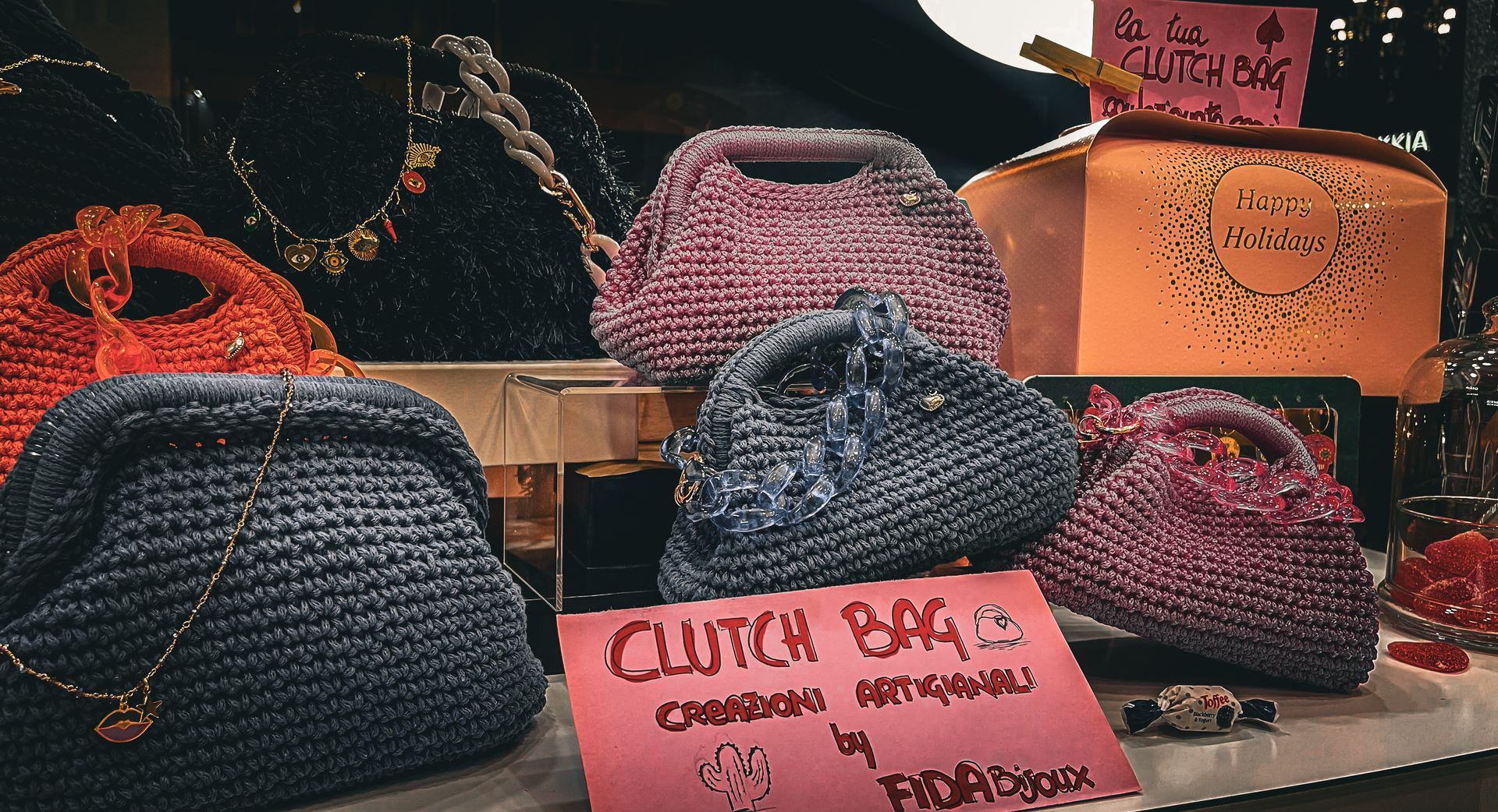 Satafè - Store - CLUTCH BAG BY FIDA BIJOUX