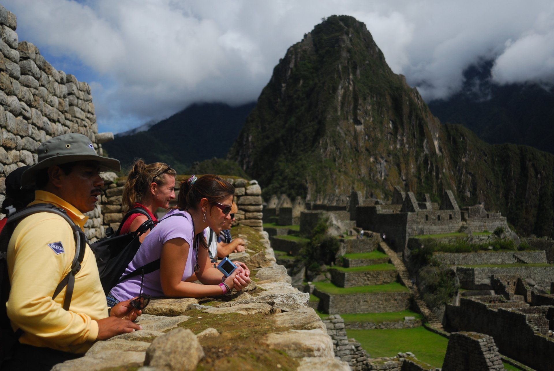 Silence moment at Machu Picchu