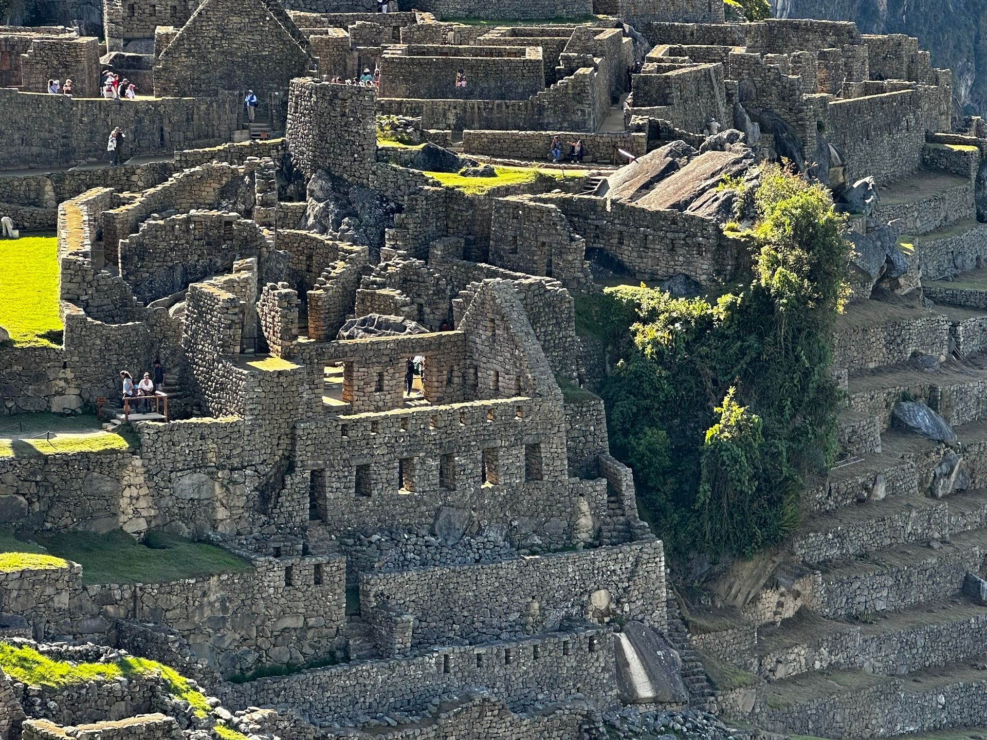 Machu Picchu, sector de casas