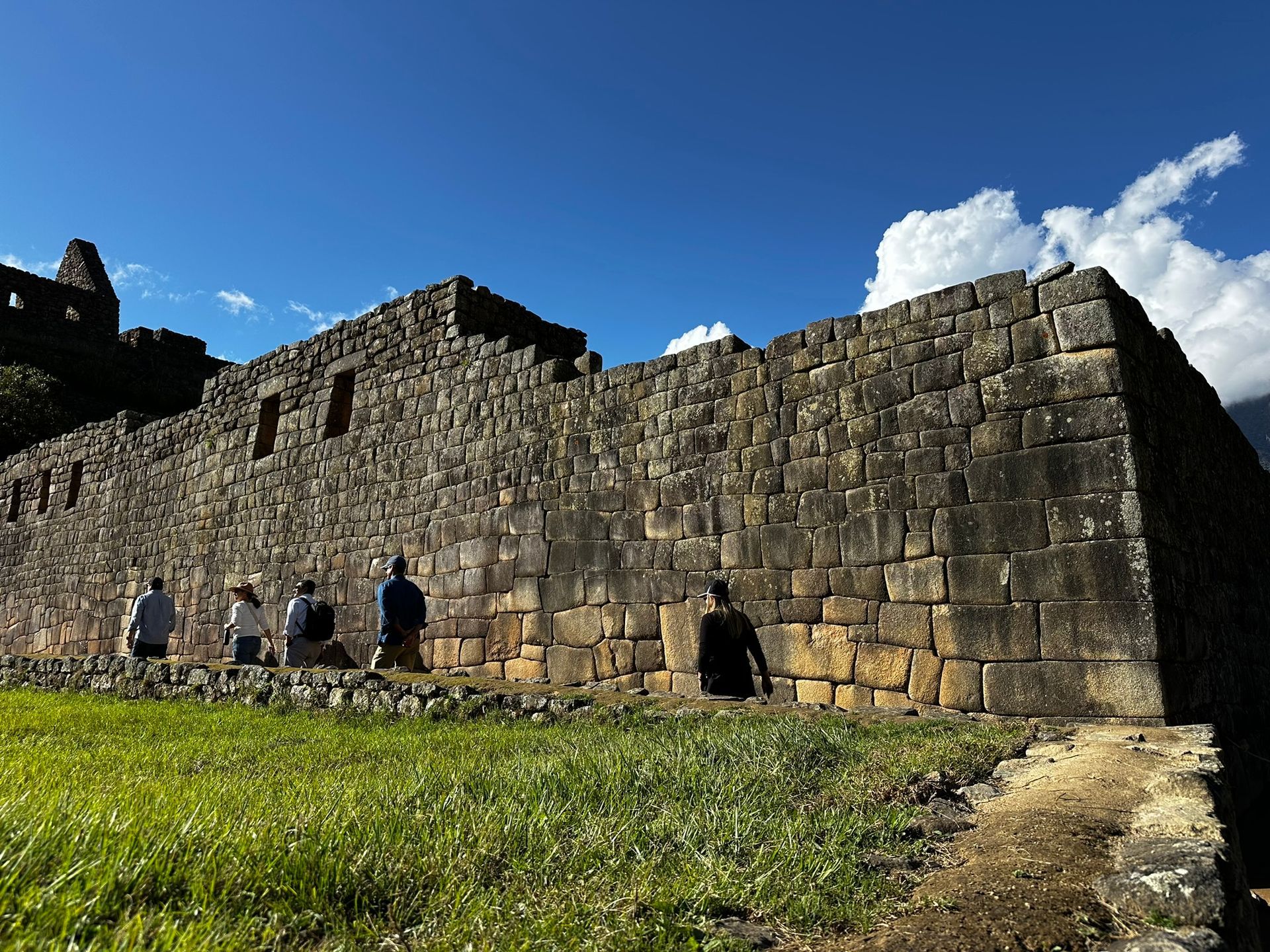 Machu Picchu, muro real