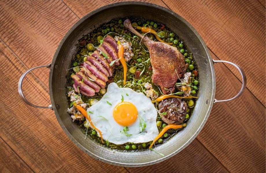 Mayta by Chef Jaime Pesaque's innovative dishes blend tradition with contemporary flair in a vibrant setting.