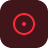 Red recording icon with a central red dot inside a circular outline on a black background | RyansTireAutoRepair