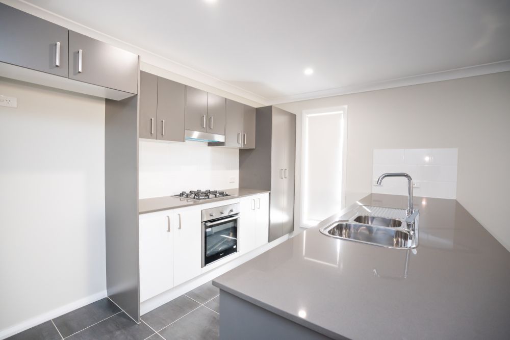 Modern Kitchen and a Grey Countertop — Verastone In Fyshwick, ACT