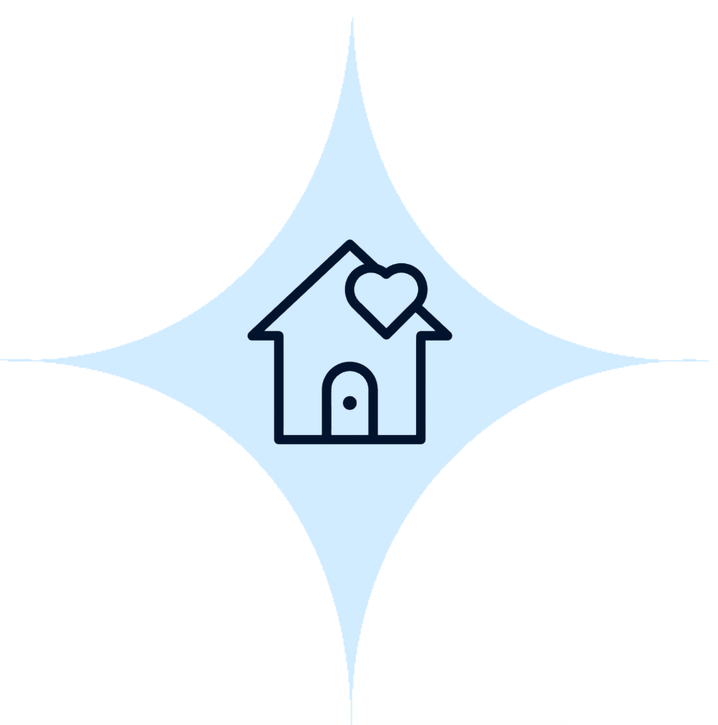 Home with a heart.