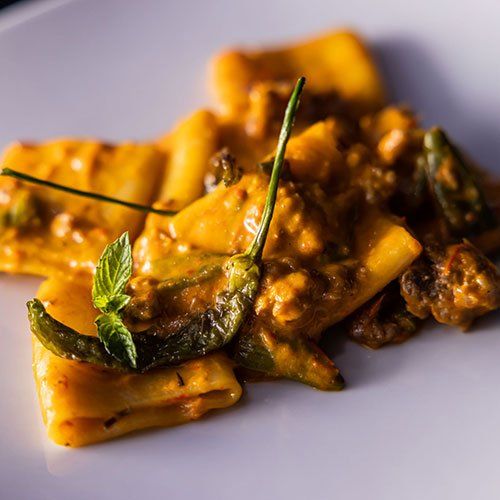 paccheri al sugo
