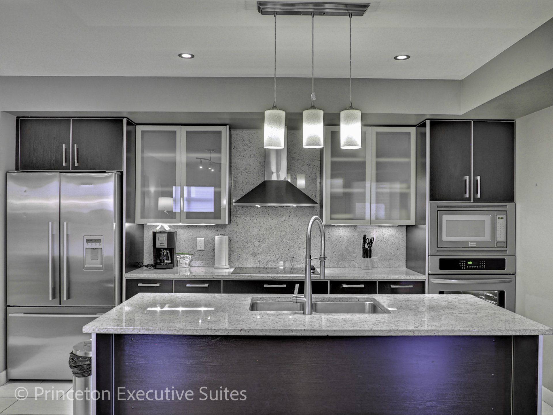 Stainless steel Kitchen with granite express  designer cabinets