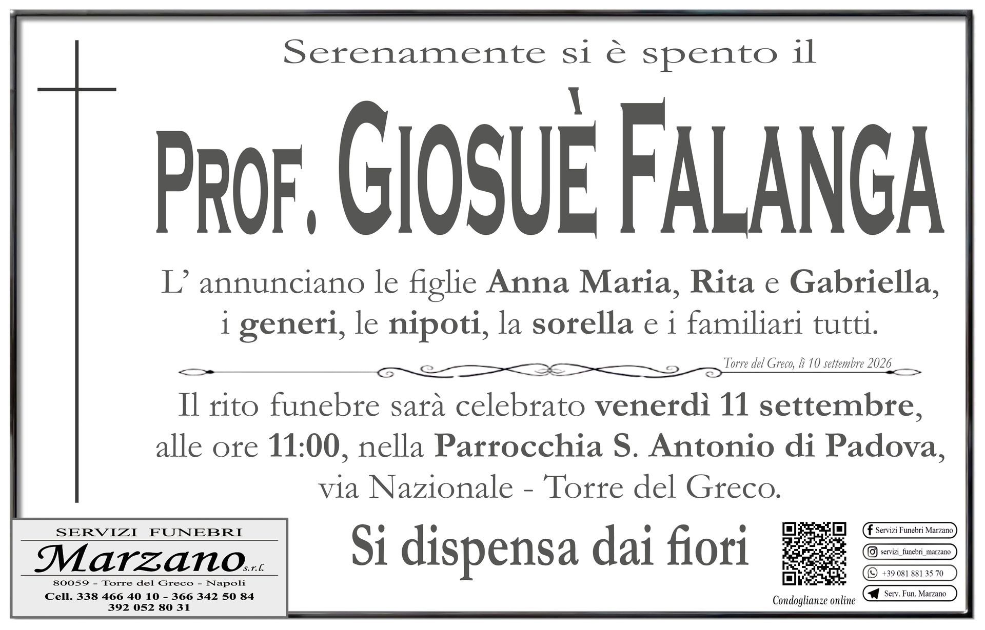Prof. Giosuè Falanga