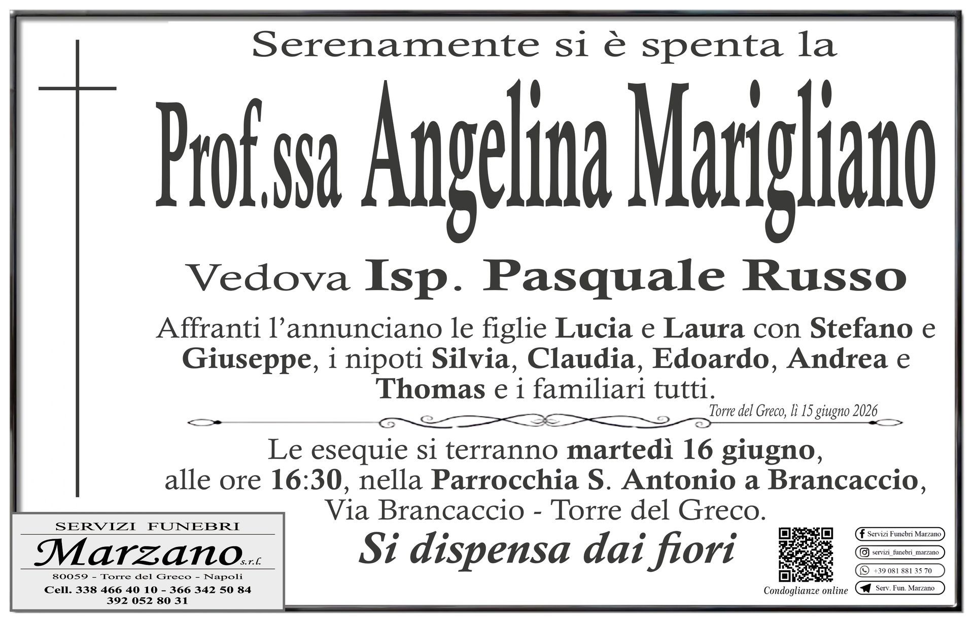 Prof.ssa Angelina Marigliano