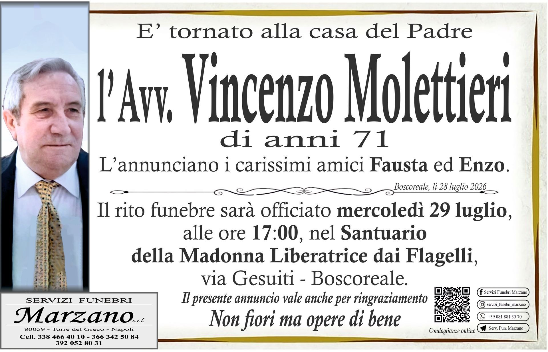 Avv. Vincenzo Molettieri