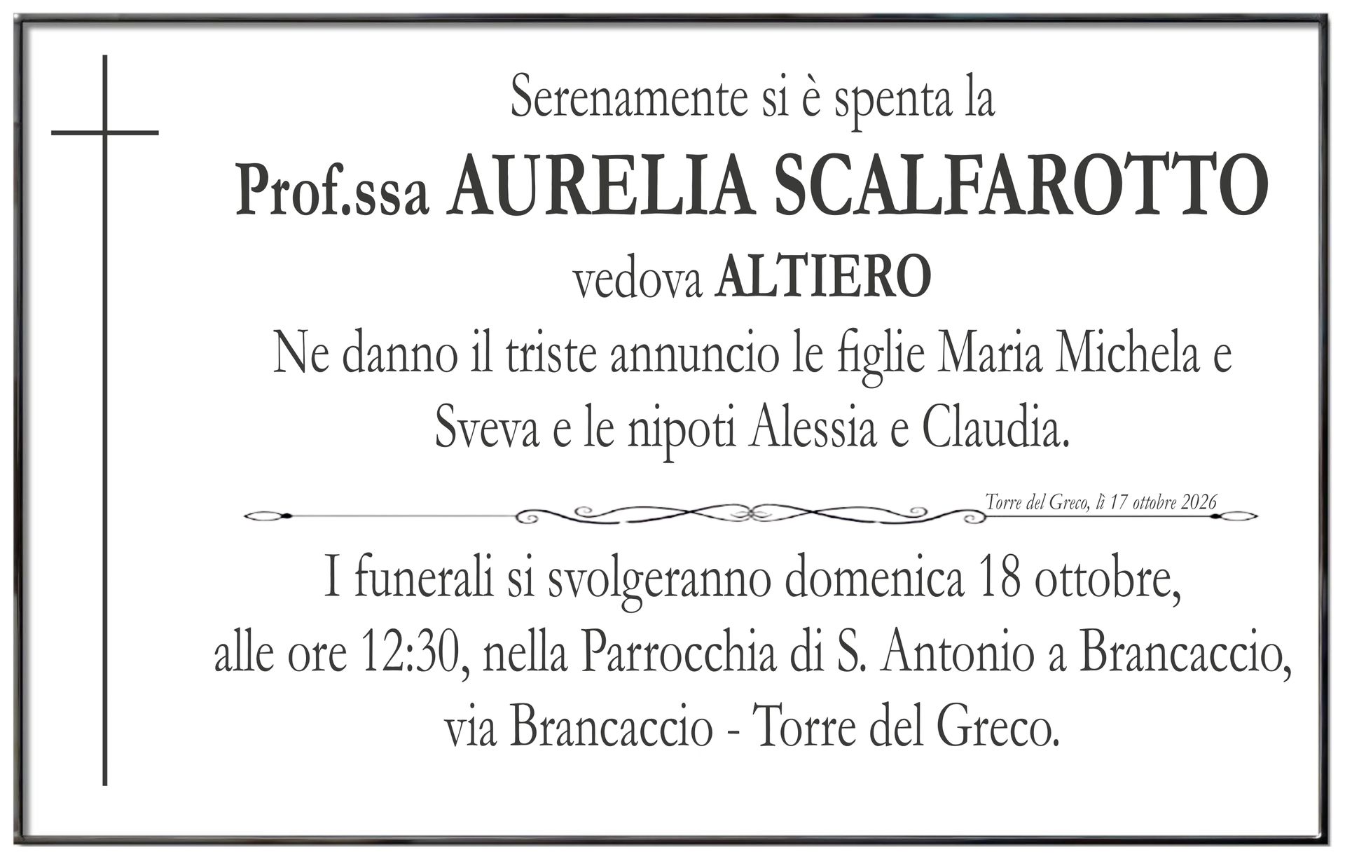 Prof.ssa Aurelia Scarfalotto