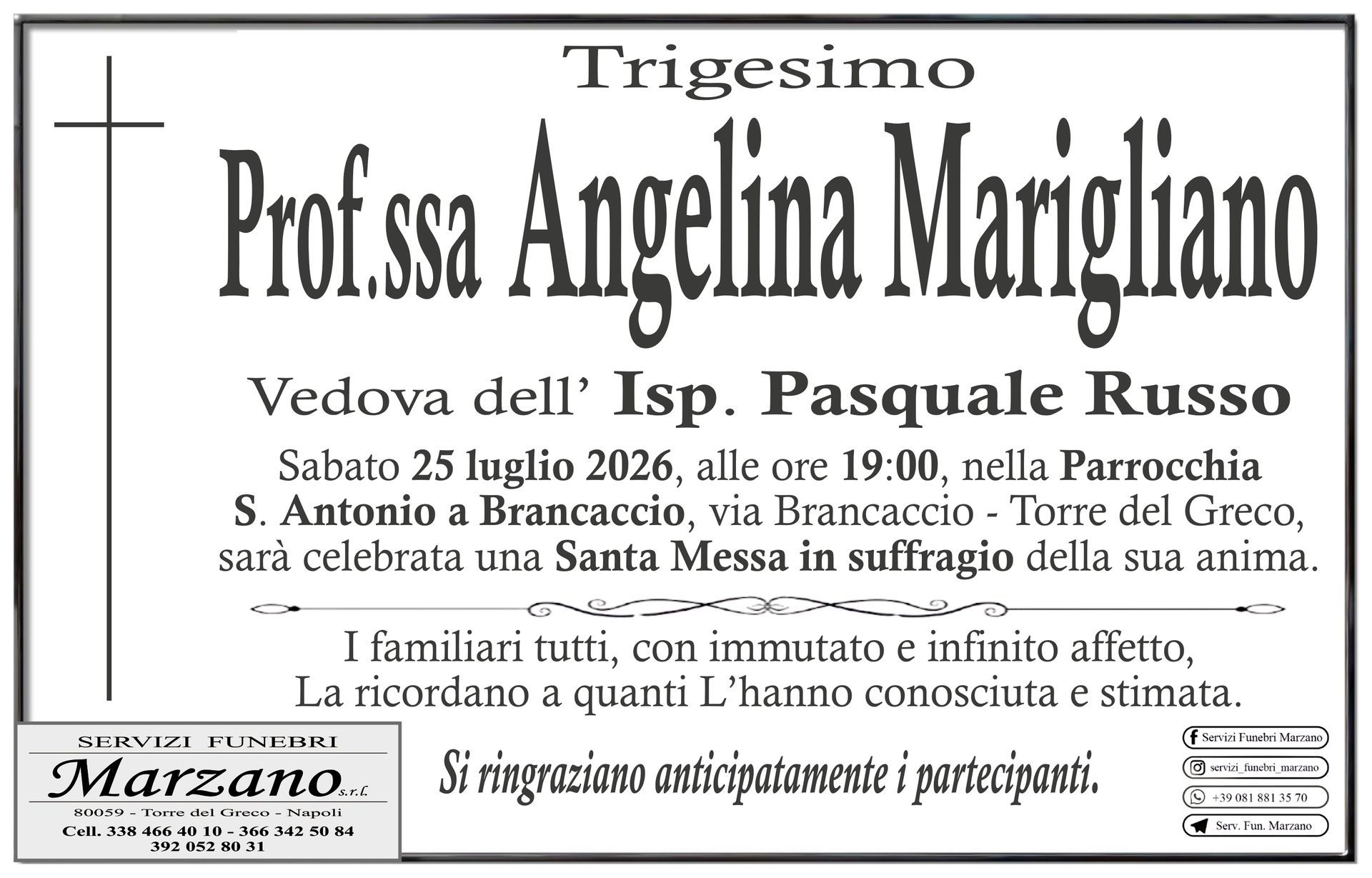 Prof.ssa Angelina Marigliano