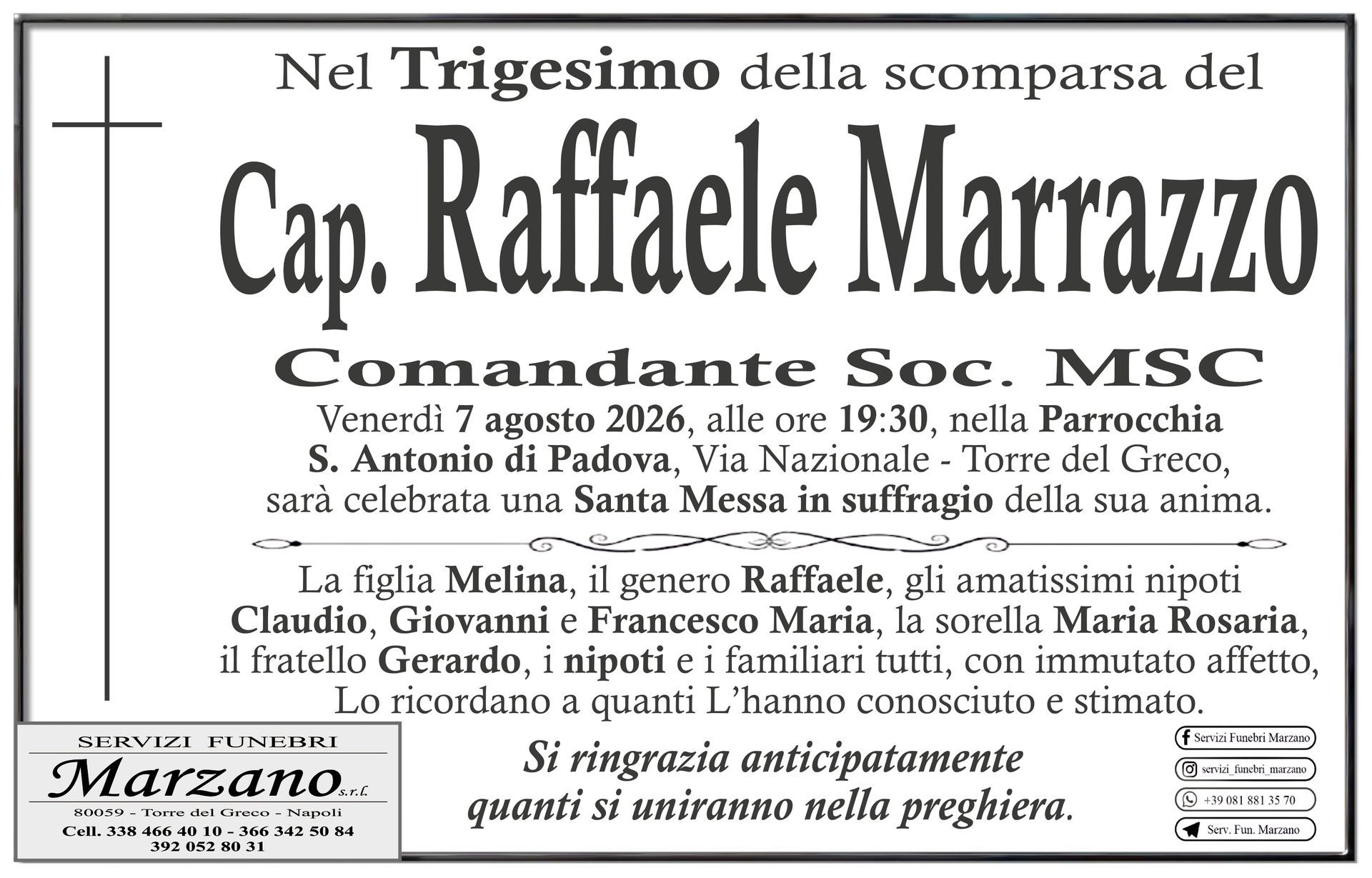 Cap. Raffaele Marrazzo