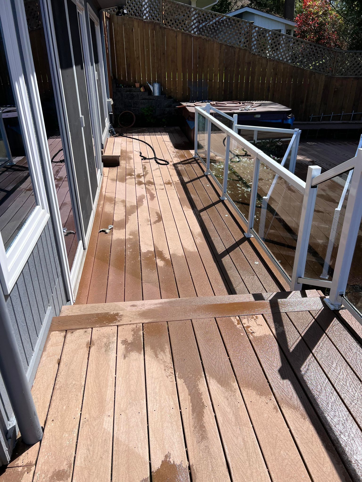 Pressure washing