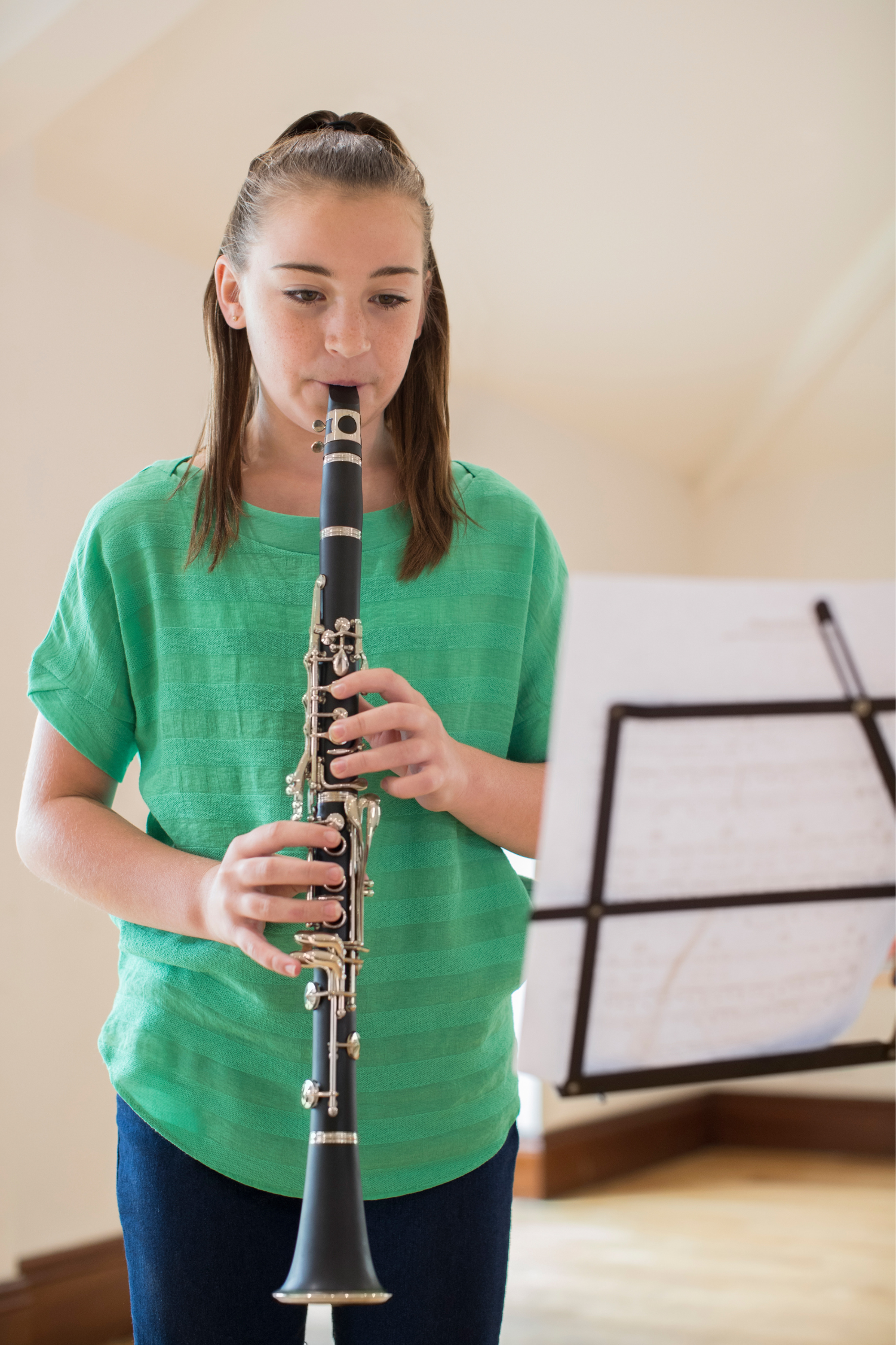 playing music