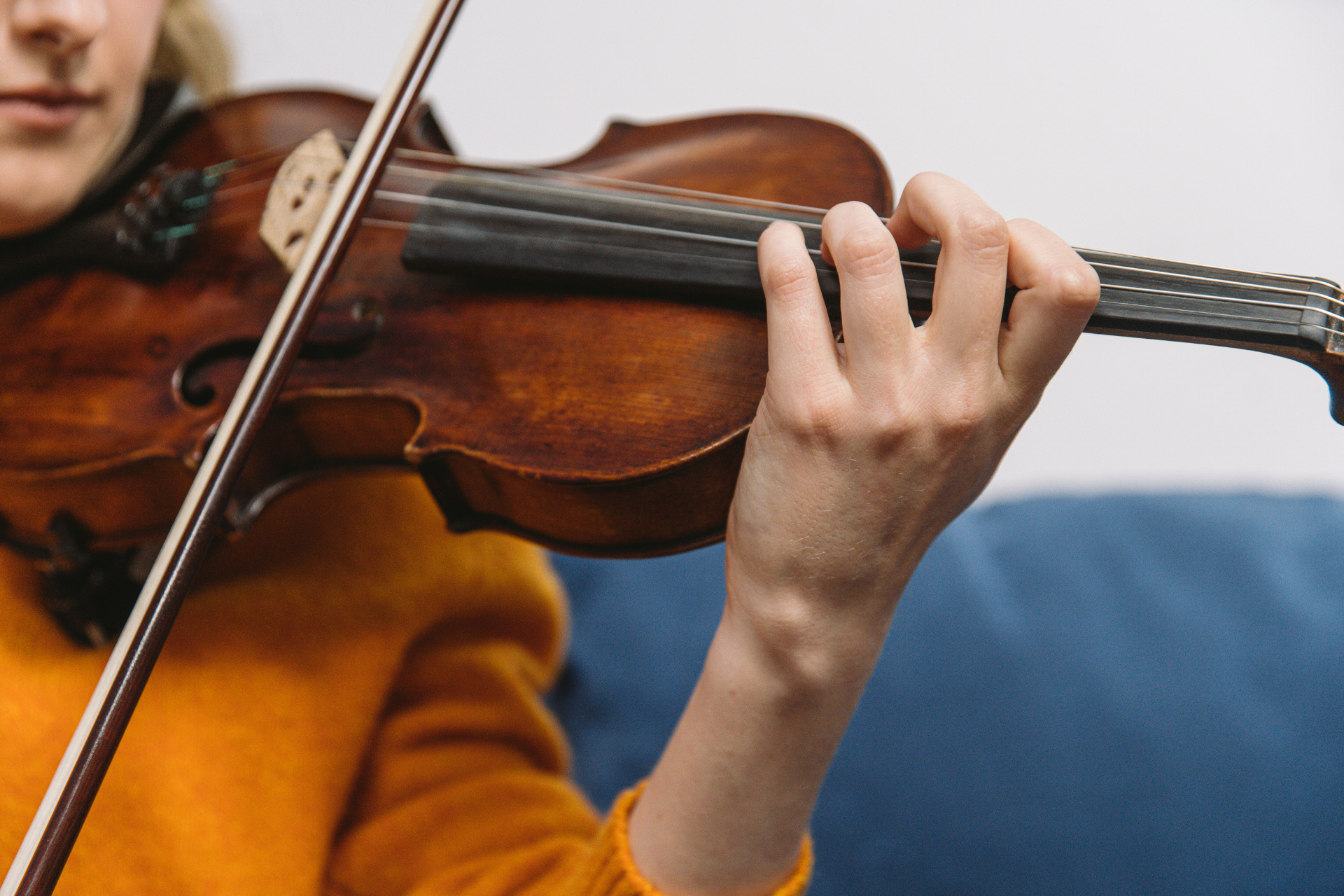 playing viola