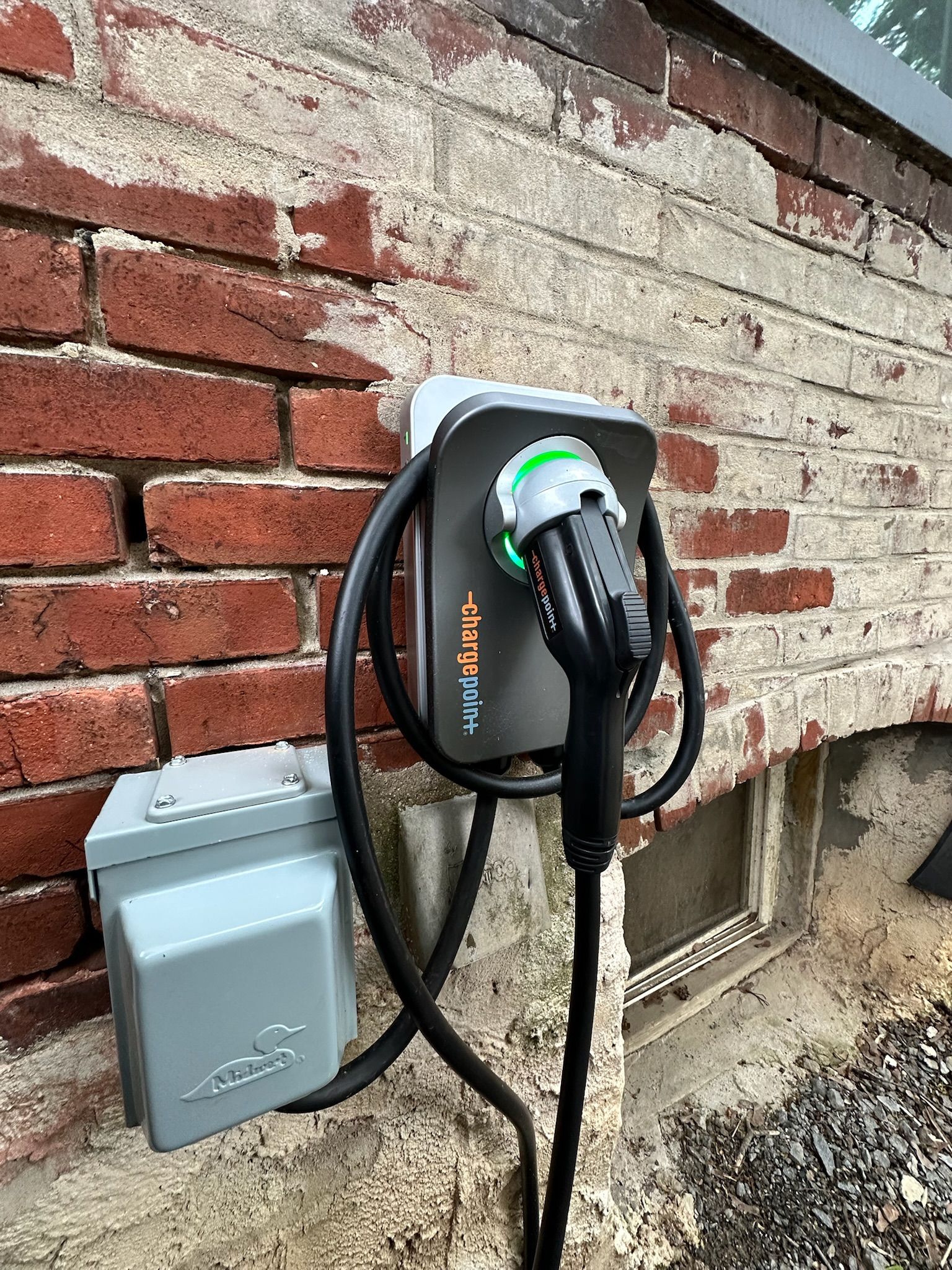 Level 2 EV charger installation completed by Statts Electric in Coatesville PA