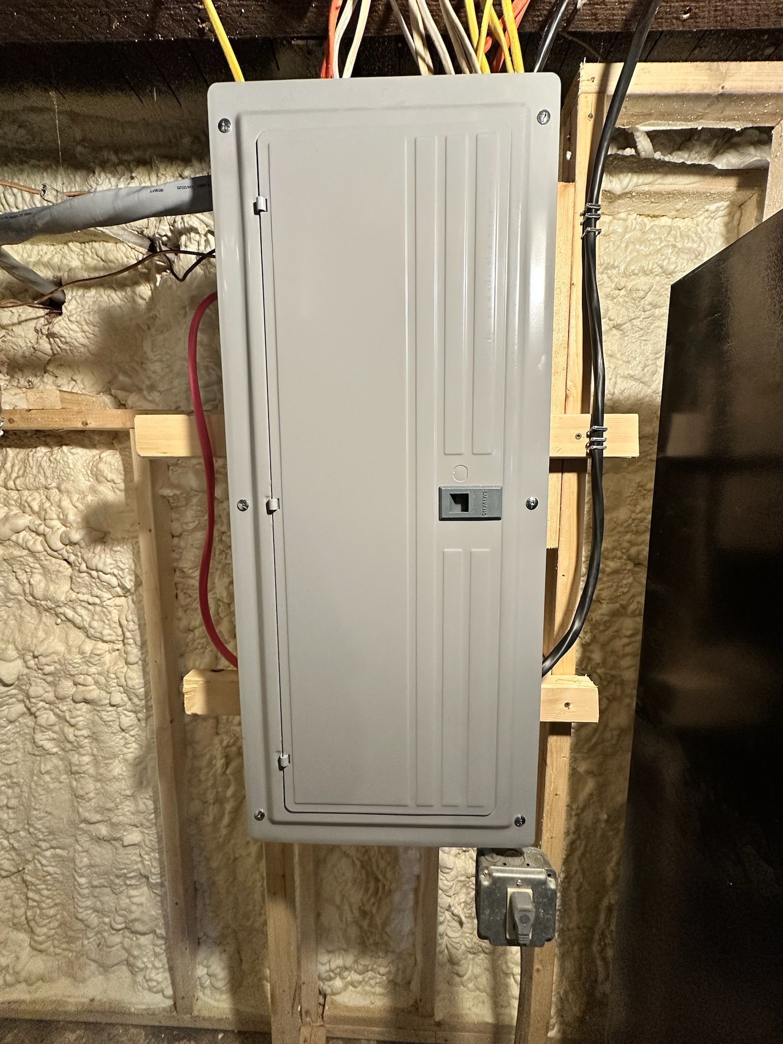 50 amp EV charger circuit installed in West Chester PA by Statts Electric