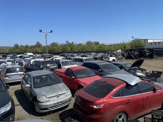 Cars Ready for Wrecking in Albury