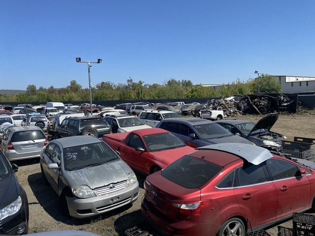 5 Used Sedan Cars Parked Together — Twin City Auto Dismantlers In Albury, NSW