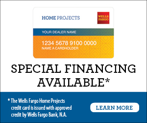 A wells fargo home projects credit card with special financing available
