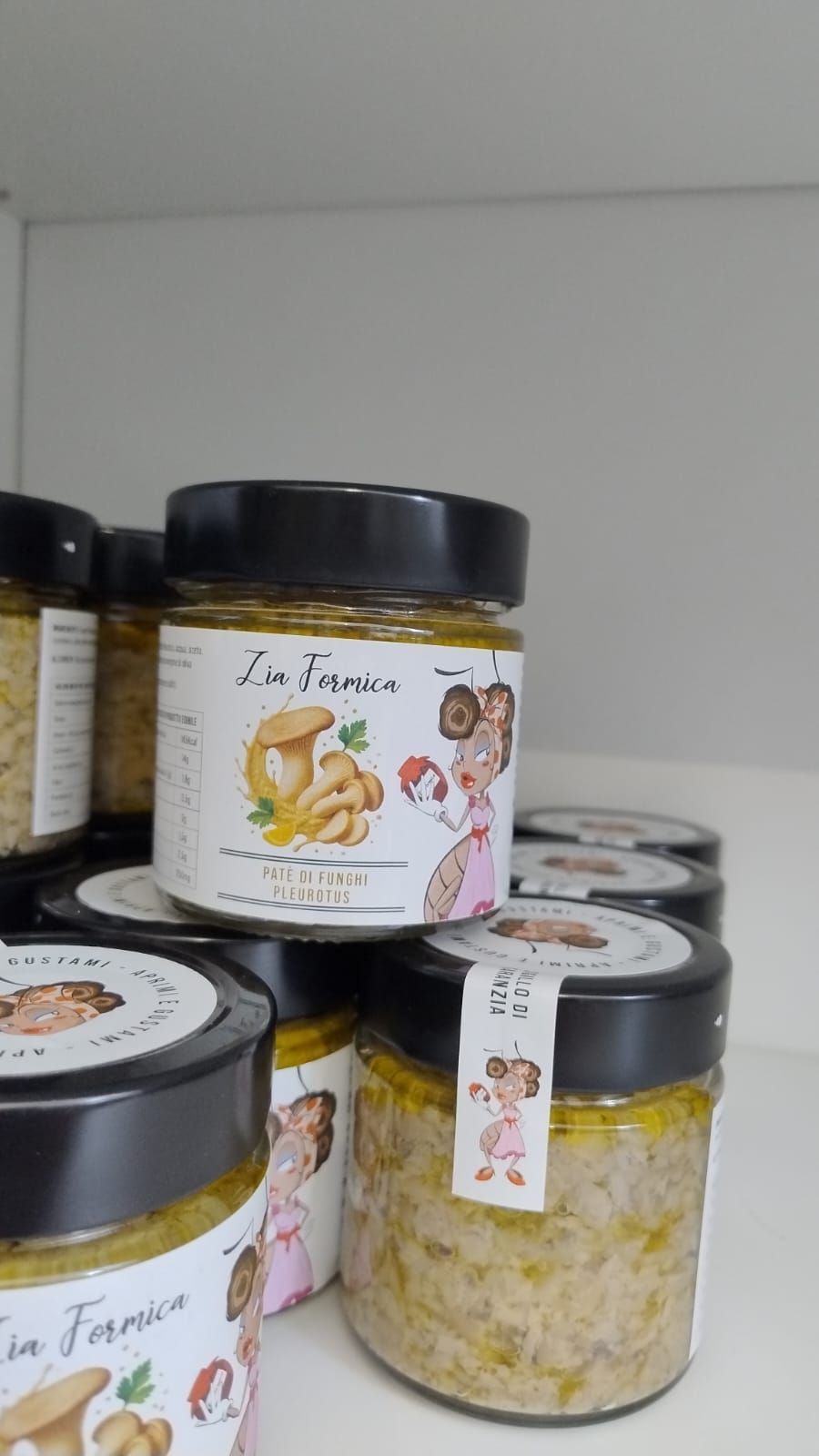 Patè di funghi pleurotus