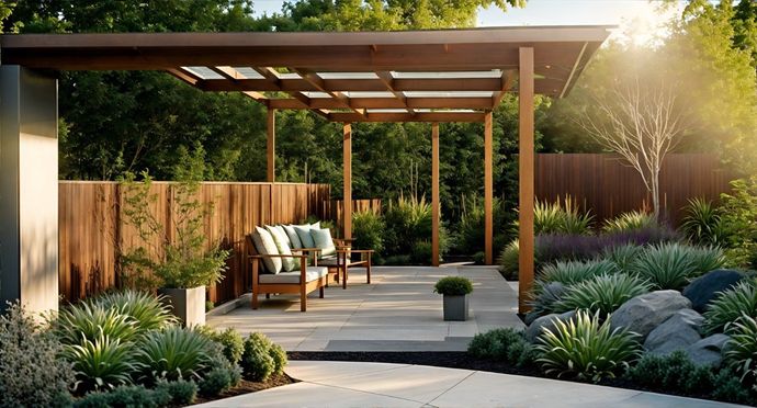 Backyard landscaping services in Maricopa, AZ