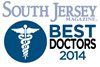A logo for south jersey magazine 's best doctors 2014