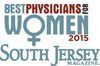 A logo for best physicians for women in south jersey.