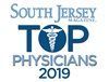 The logo for south jersey top physicians 2019.