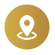 Gold circle with white map pin.