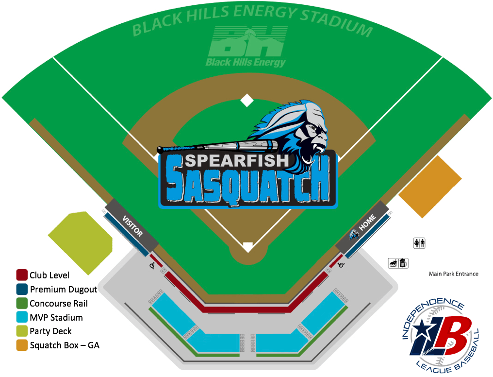 Spearfish Sasquatch Stadium — Spearfish, SD — Spearfish Sasquatch Baseball