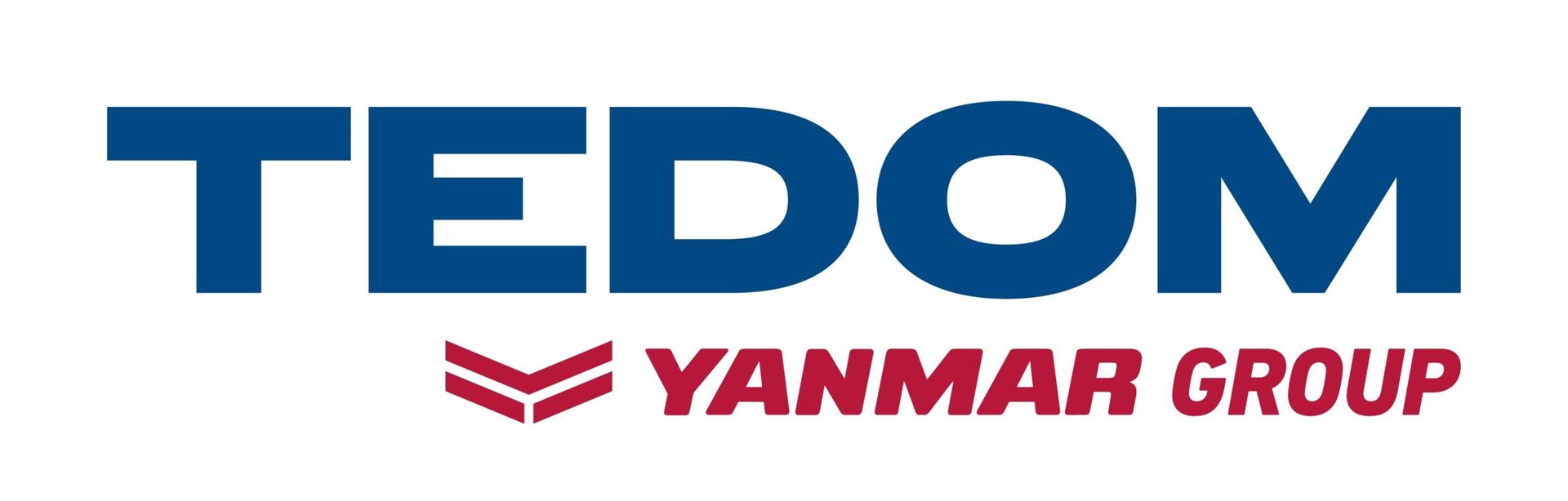 TEDOM logo in blue with red Yanmar Group text below on a white background
