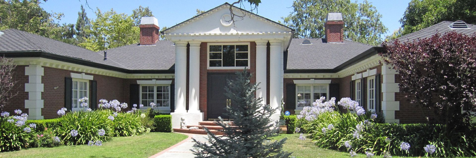 Completed Addition Building and Design custom home at the end of a long Los Angeles rebuild.