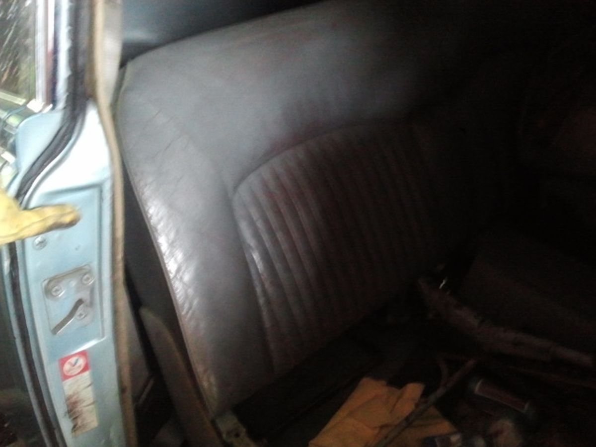 Leather seat
