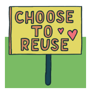 Chose to reuse sign Chose to reuse sign