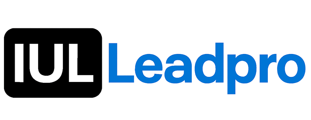 IUL Leadpro logo: a black square with white letters, next to blue text.