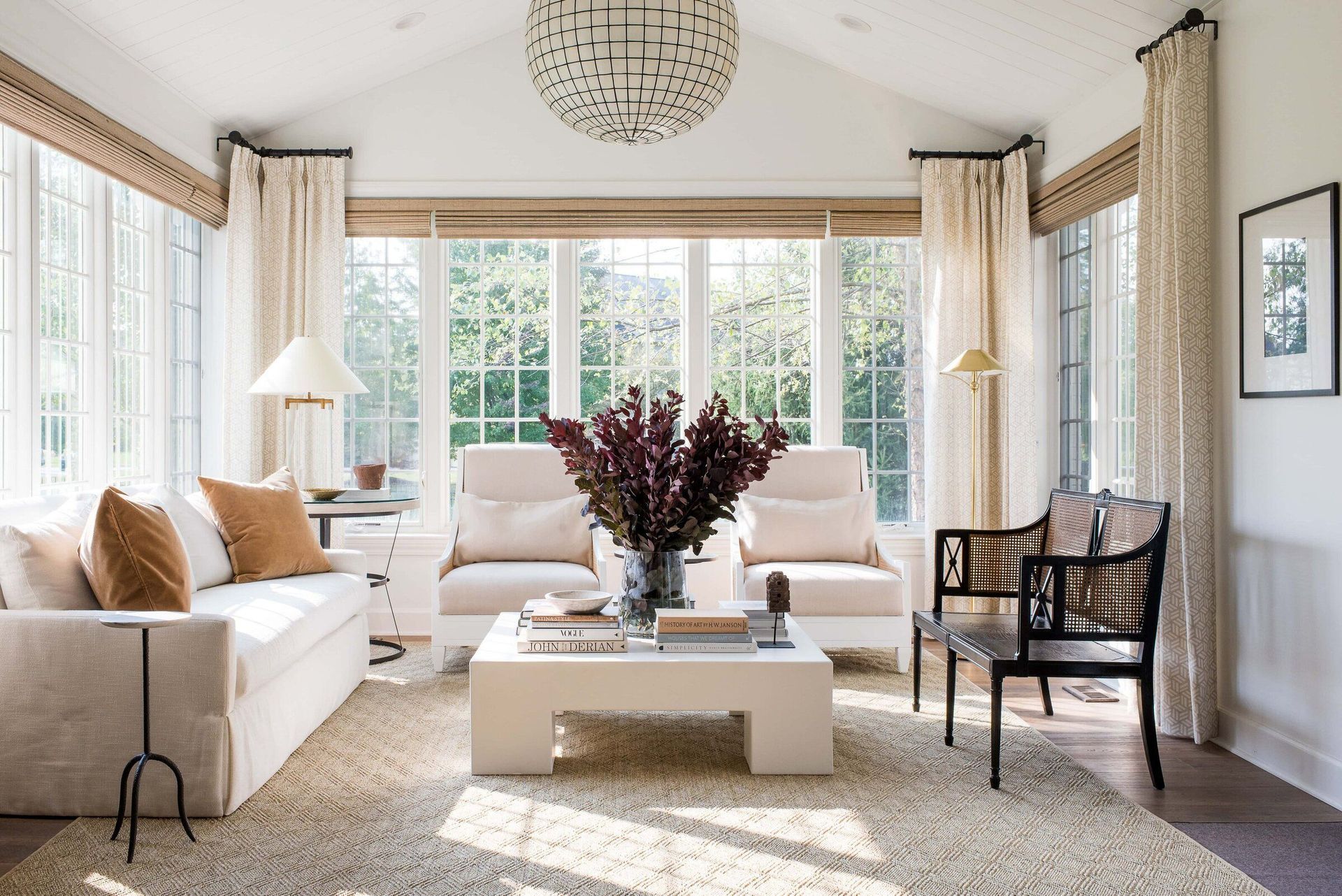 Curated living room in an Elevate home