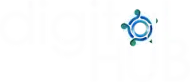 A blue and green logo on a white background.
