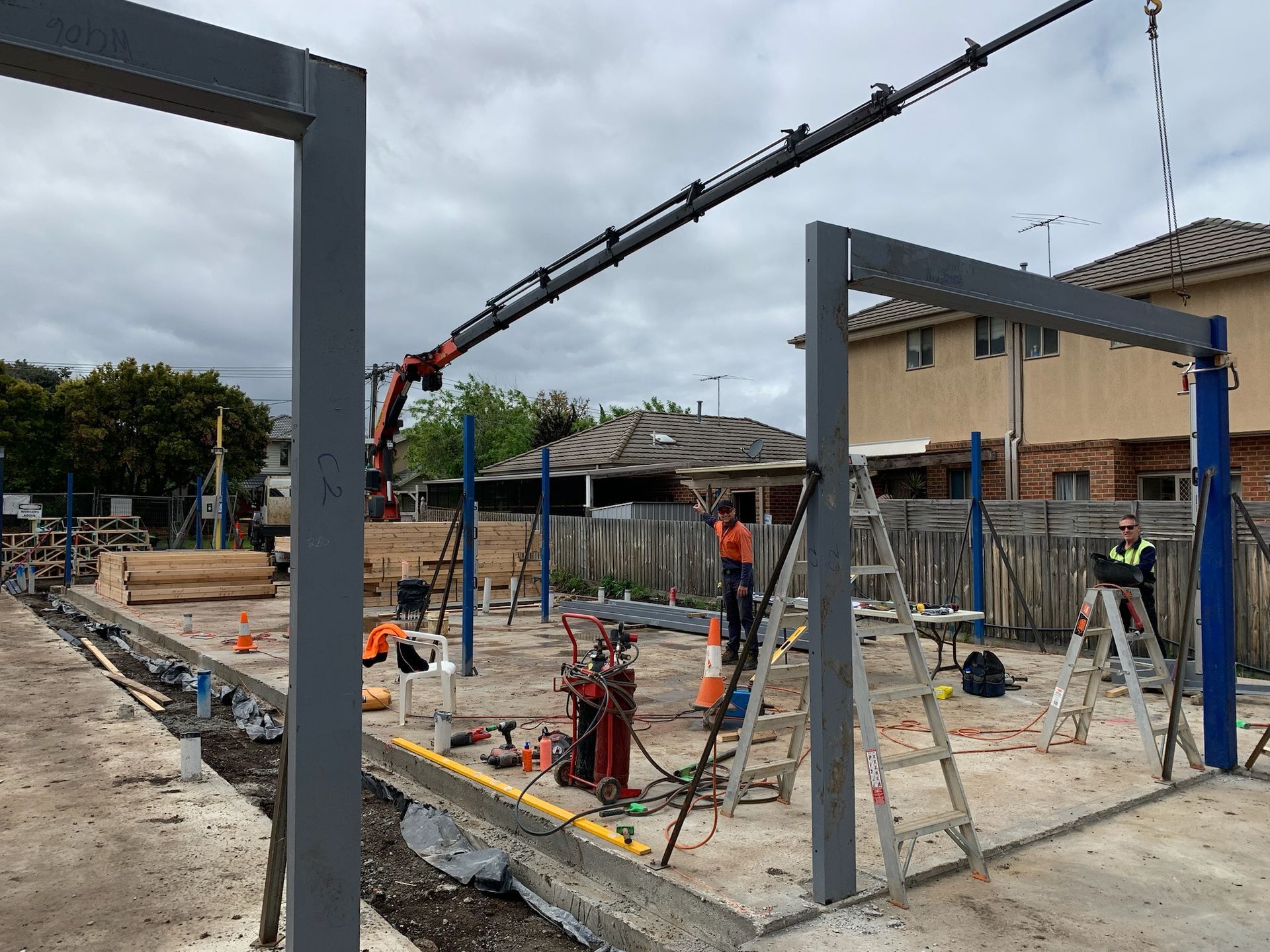 Lifting Steel Beams