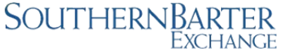 Southern Barter Exchange logo in blue text on a white background