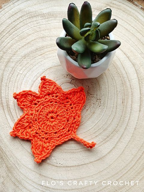 Crochet Leaf Coasters, October 24th (12:00 p.m. - 2:00 p.m.)