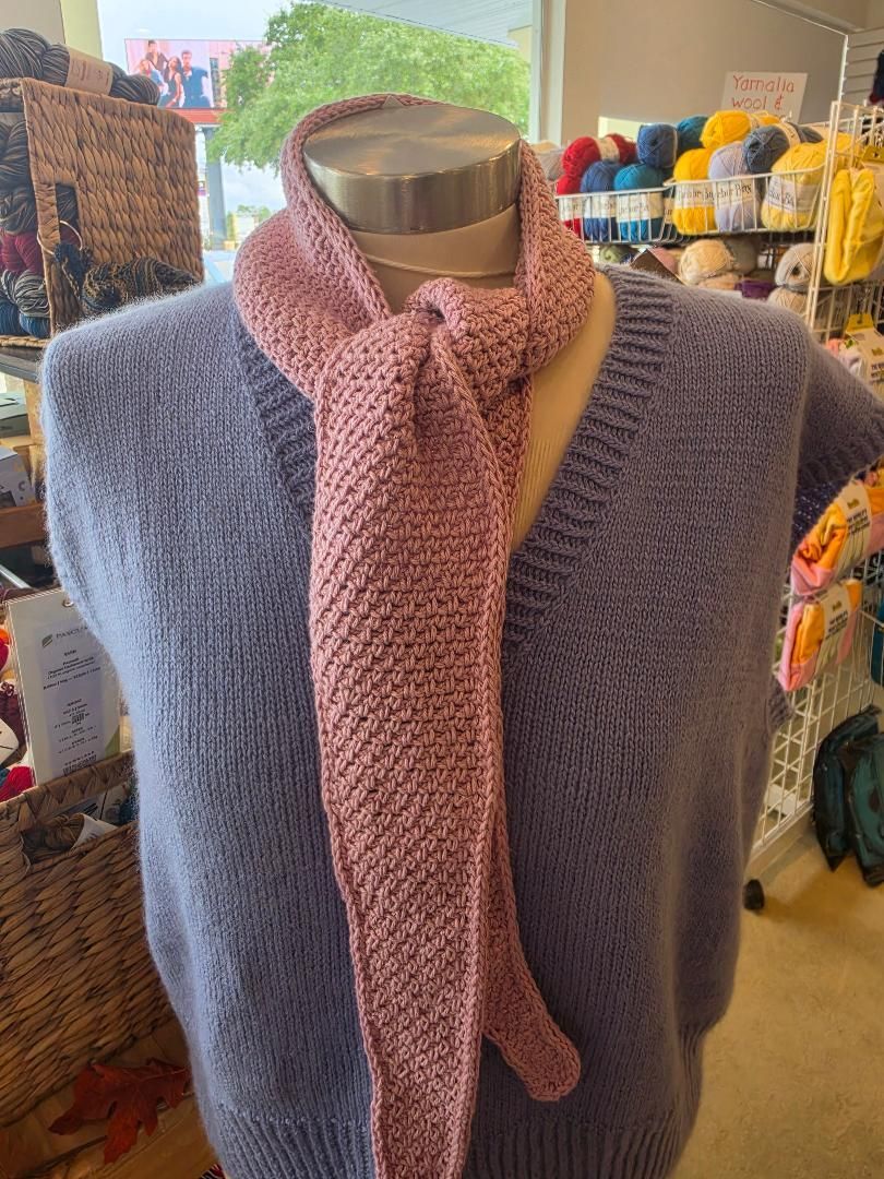 Crochet Sylvie Scarf, October 13th (12:30 p.m. - 1:30 p.m.)