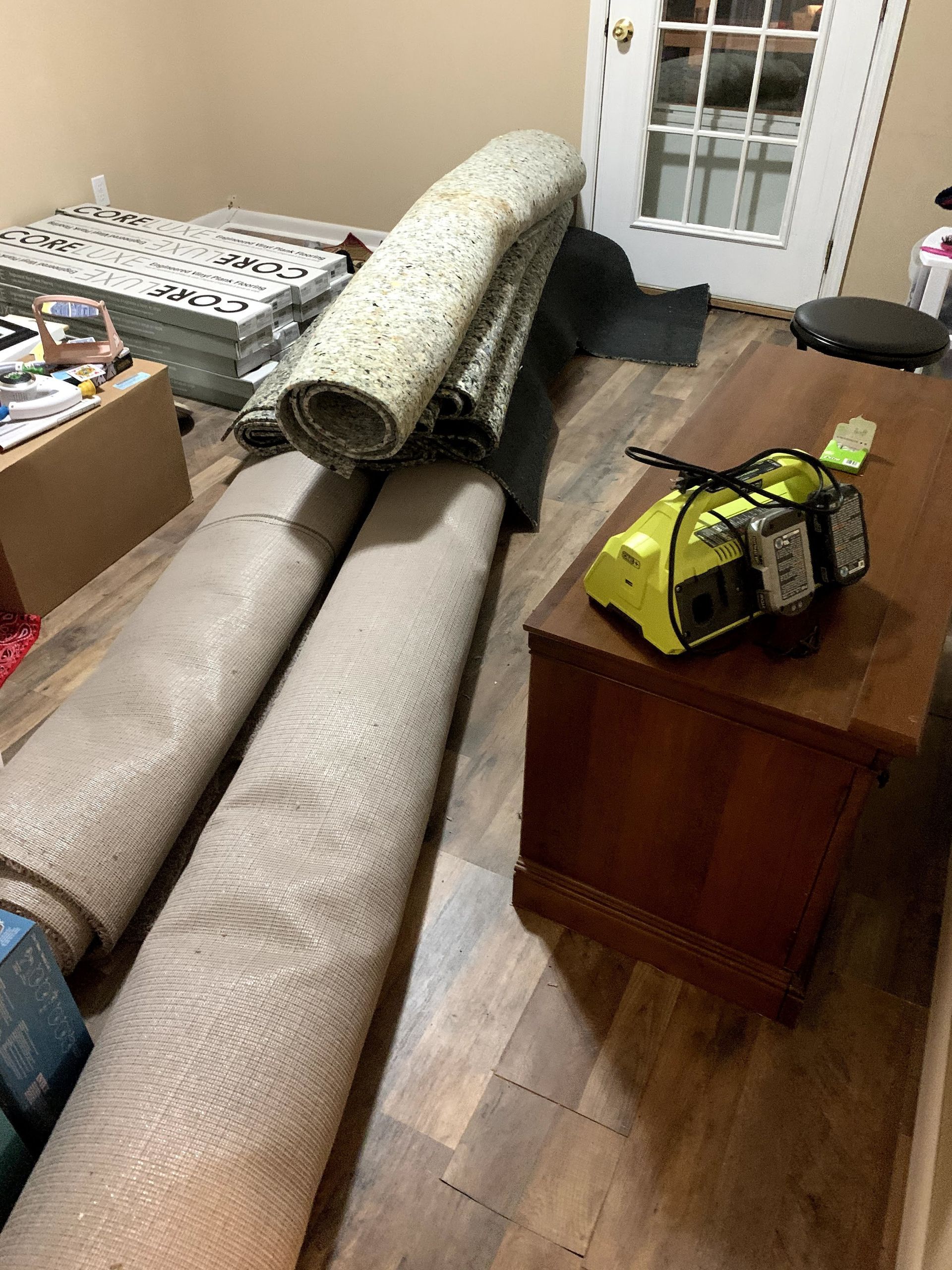 Carpet removal