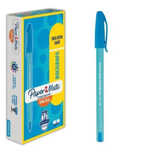 BOLIGRAFO PAPER MATE KILOMETRICO FINO AZUL