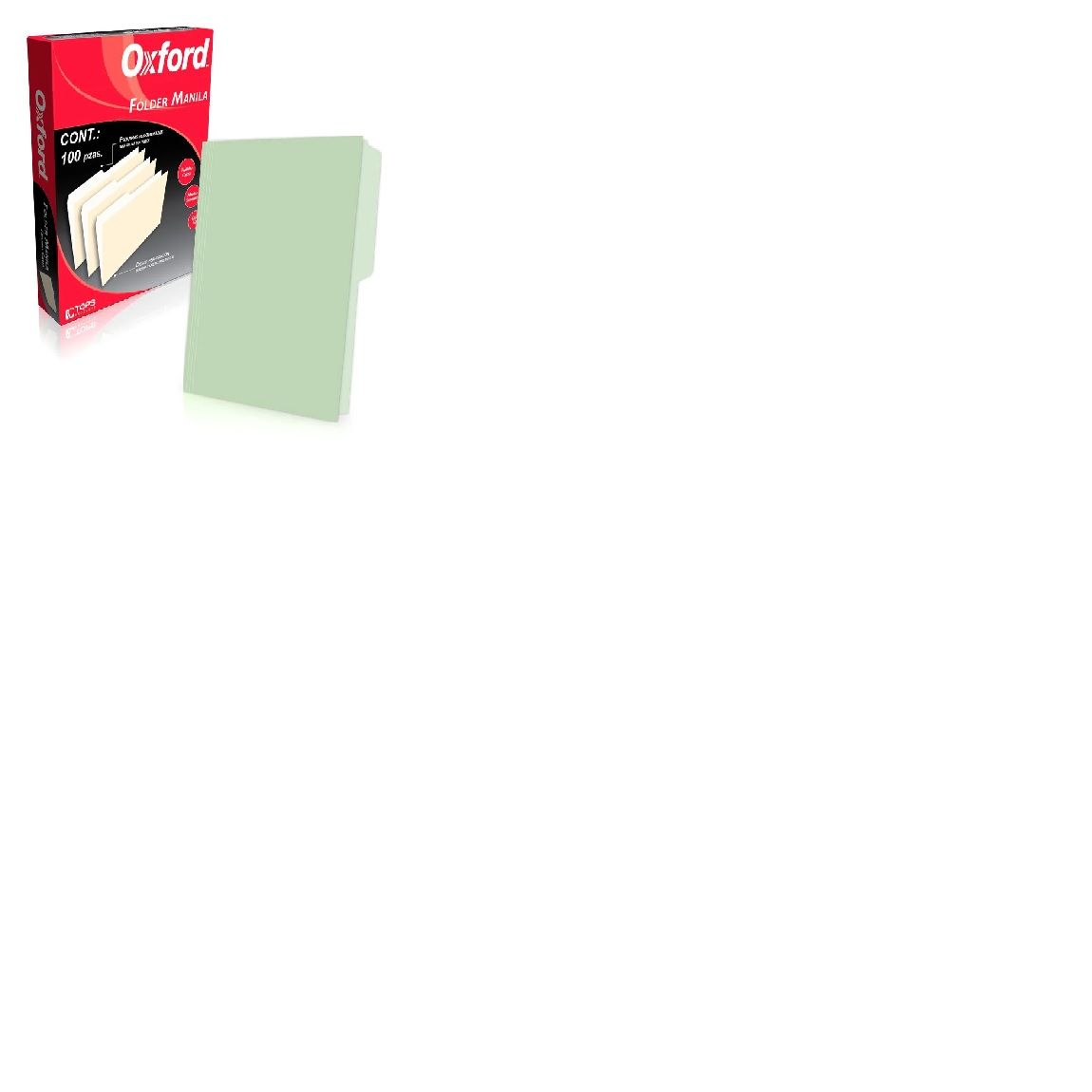 FOLDER OXFORD M CARTA VERDE