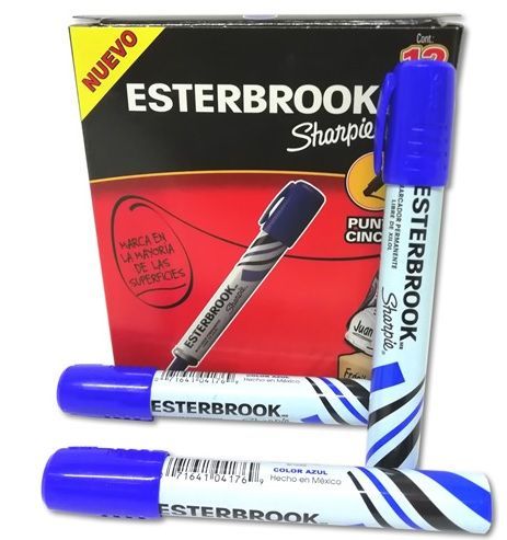 MARCADOR ESTERBROOK AZUL